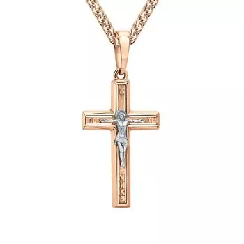 Золотой крест-подвеска