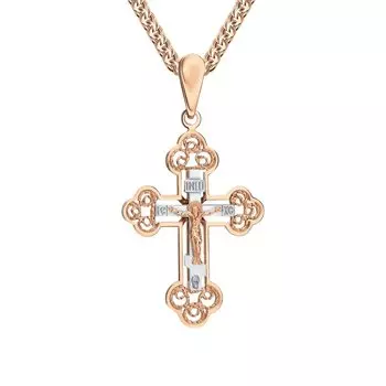 Золотой крест-подвеска