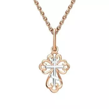 Золотой крест-подвеска