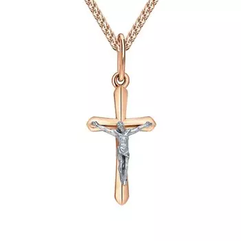 Золотой крест-подвеска