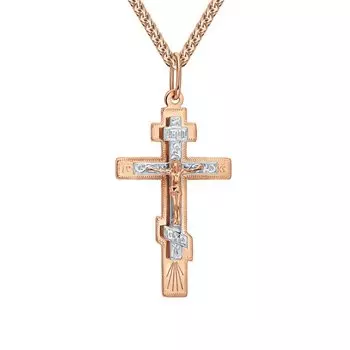 Золотой крест-подвеска