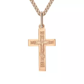 Золотой крест-подвеска