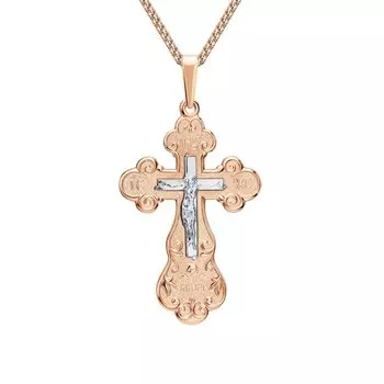 Золотой крест-подвеска