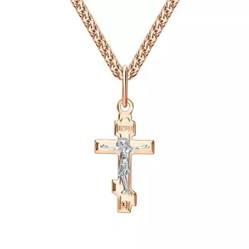 Золотой крест-подвеска