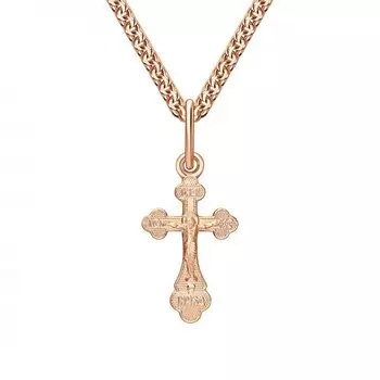 Золотой крест-подвеска