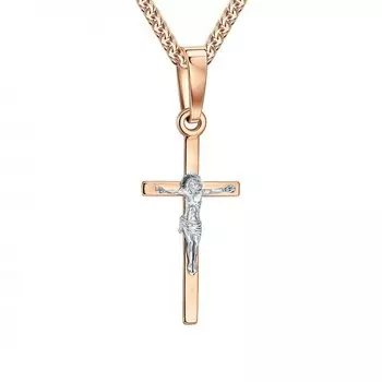 Золотой крест-подвеска