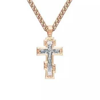 Золотой крест-подвеска