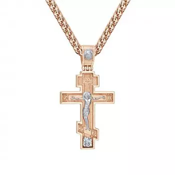 Золотой крест-подвеска