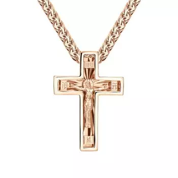 Золотой крест-подвеска