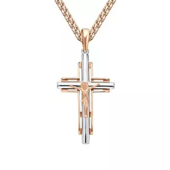 Золотой крест-подвеска