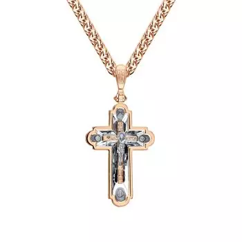 Золотой крест-подвеска