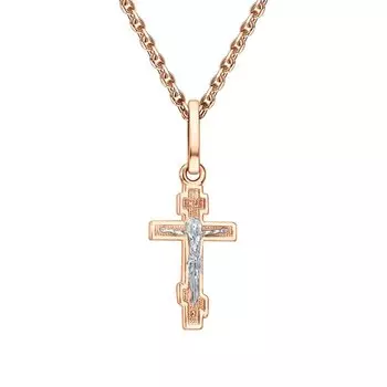 Золотой крест-подвеска