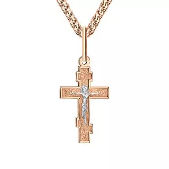 Золотой крест-подвеска