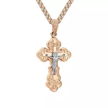 Золотой крест-подвеска