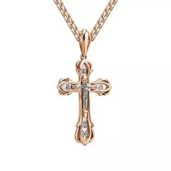 Золотой крест-подвеска