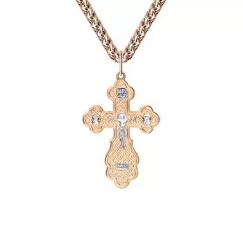 Золотой крест-подвеска