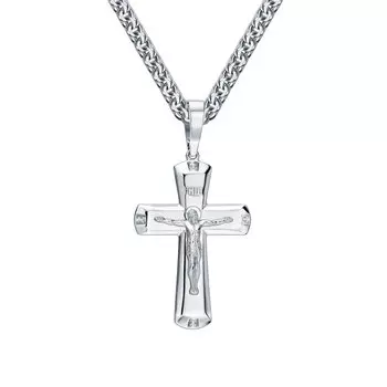 Золотой крест-подвеска с бриллиантами