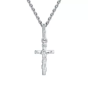 Золотой крест-подвеска с бриллиантом