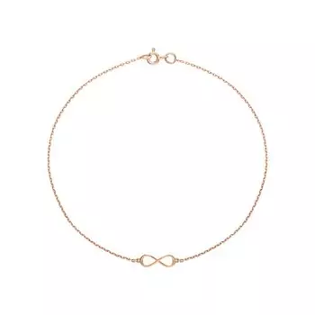 Золотой ножной браслет