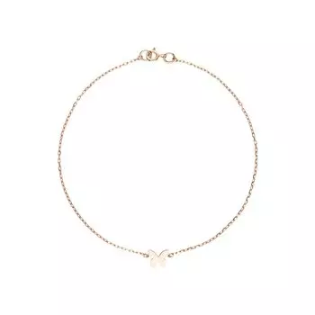 Золотой ножной браслет