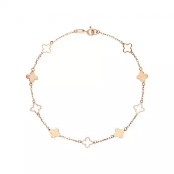 Золотой ножной браслет