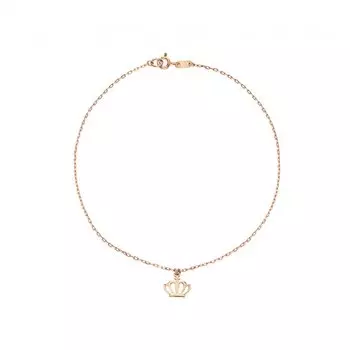 Золотой ножной браслет