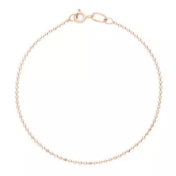 Золотой ножной браслет