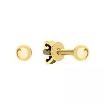 Золотые серьги