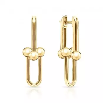 Золотые серьги