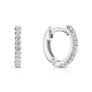 Золотые серьги с бриллиантами природными