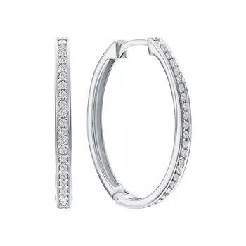 Золотые серьги с бриллиантами природными