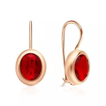 Золотые серьги с фианитами