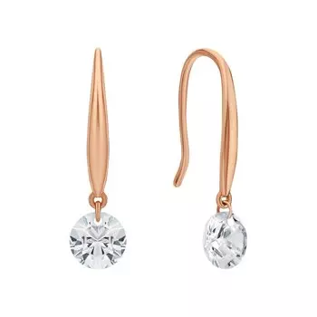 Золотые серьги с фианитами