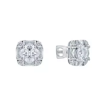 Золотые серьги с фианитами