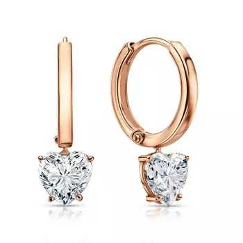 Золотые серьги с топазами природными