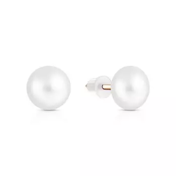 Золотые серьги с жемчугом