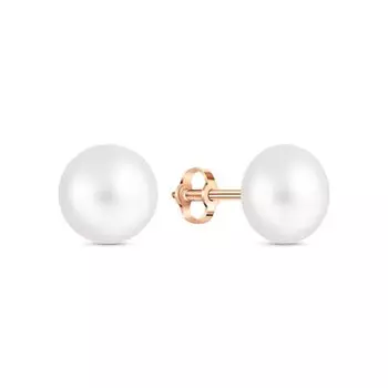 Золотые серьги с жемчугом