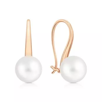 Золотые серьги с жемчугом