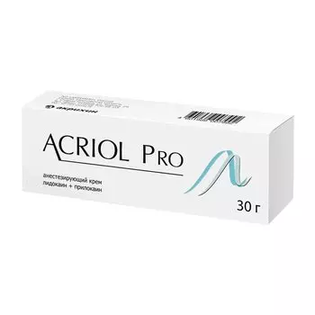 Акриол Про 2,5%+2,5% крем для местного и наружного применения 30 г