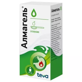 Алмагель суспензия для приема внутрь 170 мл