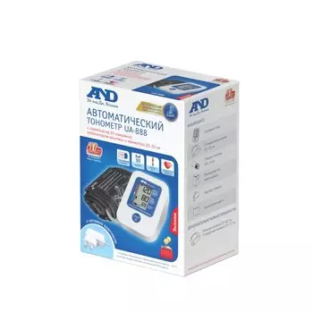 AND Тонометр автоматический UA-888 Эконом с адаптером