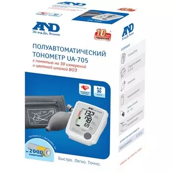 AND Тонометр полуавтоматический UA-705