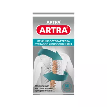 Артра 500 мг+500 мг таблетки 60 шт