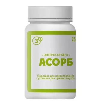 Асорб 3+ порошок для приготовления суспензии 25 г