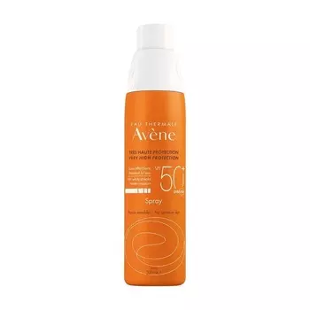 Avene Sun Спрей солнцезащитный для лица и тела для чувствительной кожи SPF50+ 200 мл