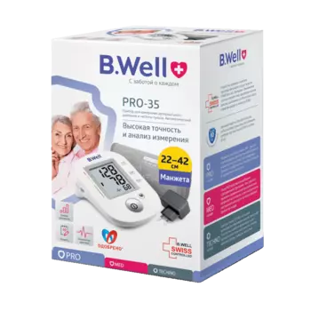B.Well Тонометр автоматический PRO-35 с манжетой размер M