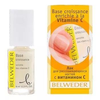 Бельведер Лак д/расслаивающихся ногтей с витамином С 8 мл