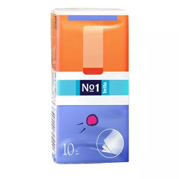 Bella №1 Платки бумажные носовые 10 шт