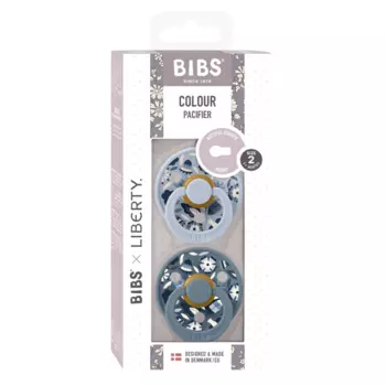 Bibs Colour Пустышка латексная с 6 месяцев Dusty Blue 2 шт