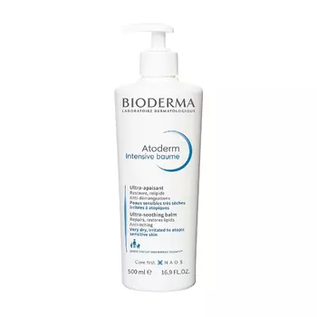 Bioderma Atoderm Intensive Baume Бальзам успокаивающий для кожи с атопическим дерматитом 500 мл